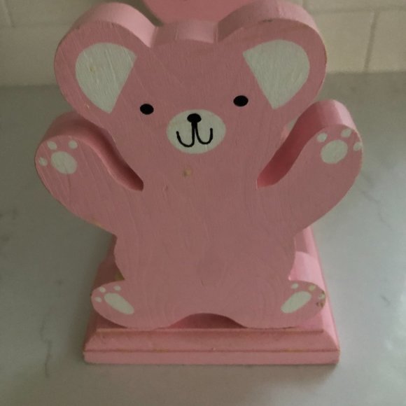 Hand Painted Bear Bookshelf - Picture 3 of 6